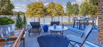 Large balconies providing lake views*